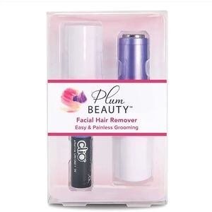 Plum Beauty Facial Hair Remover, No Nicks, Cuts or Irritation